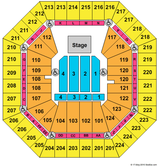 Sleep Train Arena Seating Chart